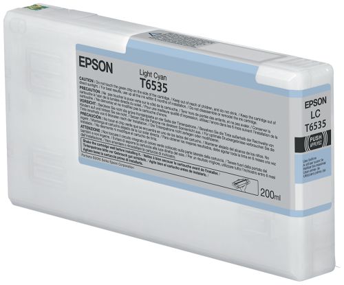 Epson GF Stylus Pro-4900 Cartucho Cian claro (200 ml) , Epson , EPSC13T653500 , 10343877658
